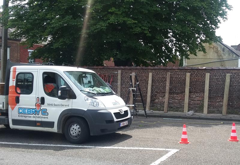 construcion, mur maçonnerie par maçon pro à namur en wallonie